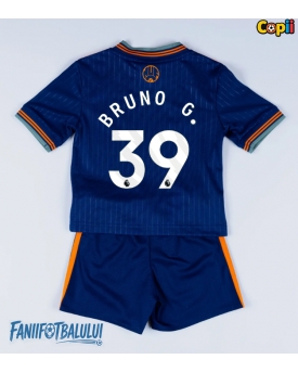 Newcastle United Bruno Guimaraes #39 Echipament de Fotbal Replică 2025-26 Copii Treilea (+ Șorturi)